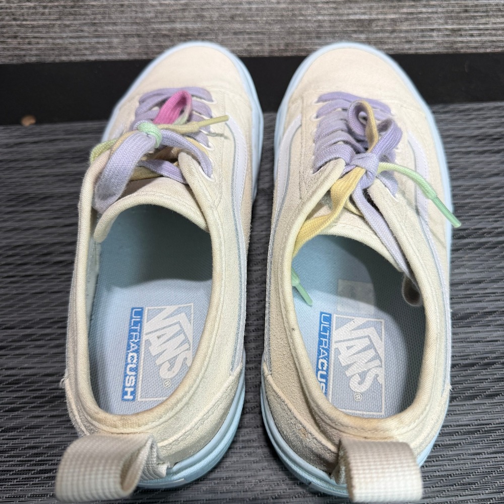 Vans Sneakers Women 9 Cream Old Skool Sententry WC Platform Pastel Lug Sole - Picture 12 of 15